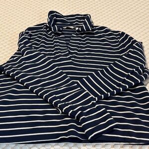 Vineyard Vines Navy and White Striped Hoodie